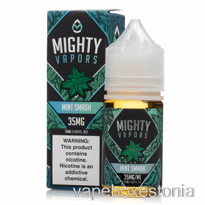 Vape Box Estonia Mint Smash - Võimsad Soolad - 30ml 35mg